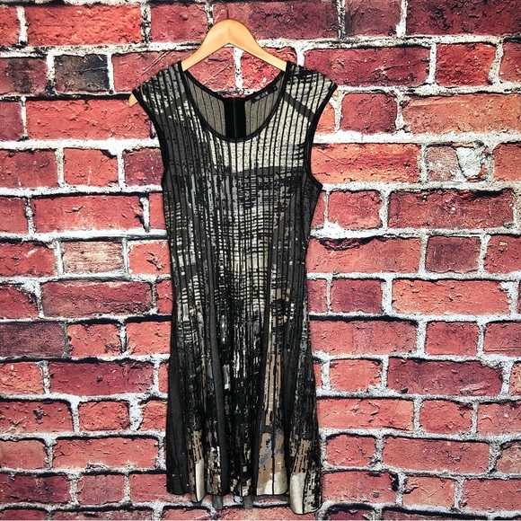 Nic + Zoe abstract twirl sweater dress - Picture 3 of 9